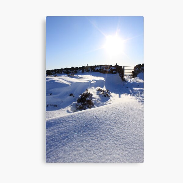 stunning snow forms Canvas Print