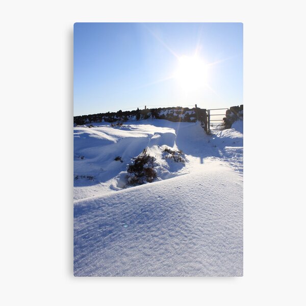 stunning snow forms Metal Print