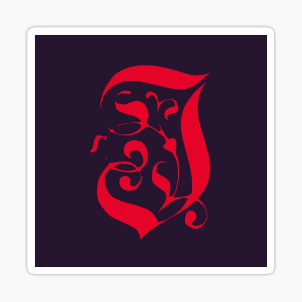 Item preview, scarlet letter J designed and sold by MAGDALENE CARMEN.