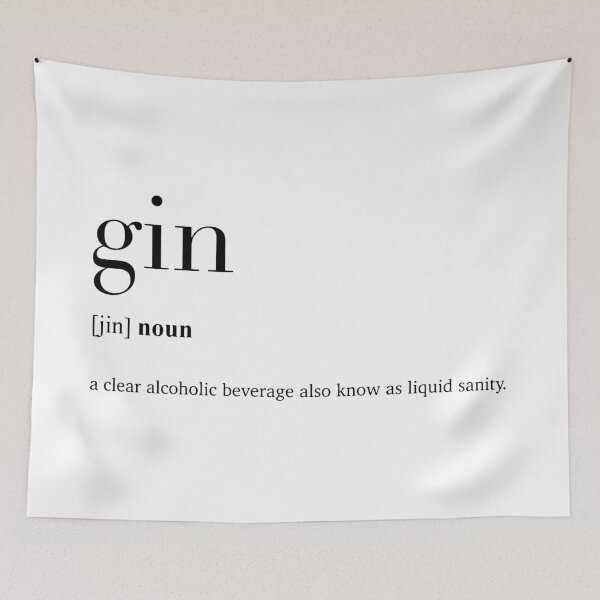 Item preview, Gin definition designed and sold by Peonie Design.