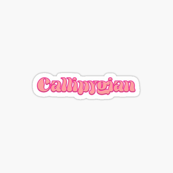 Callipygous Sticker for Sale by Peter Stawicki