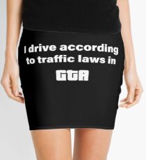 GTA Traffic Laws Mini Skirt