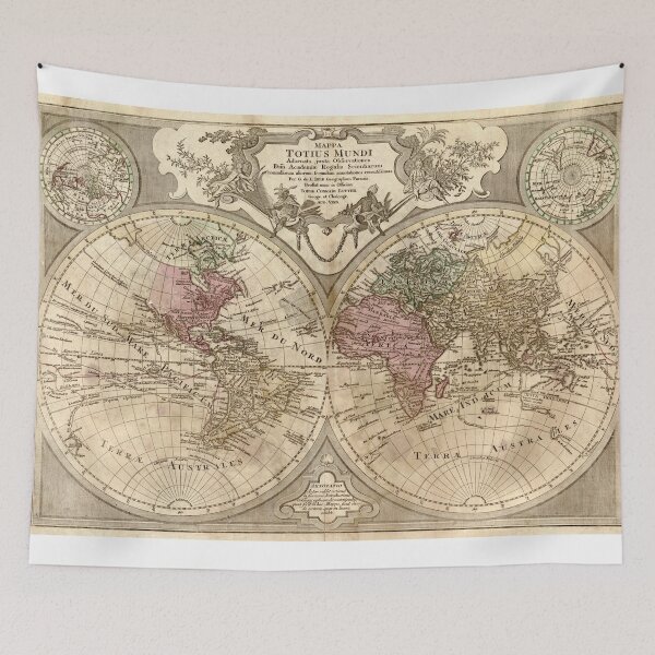 Item preview, Map of the World (1775) designed and sold by ArtHistorical.