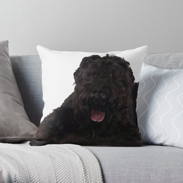 Funny Black Russian Terrier Throw Pillow dog gift Stubborn Dog Tricks Funny Black Russian Terrier Throw Pillow dog gift Stubborn Dog Tricks