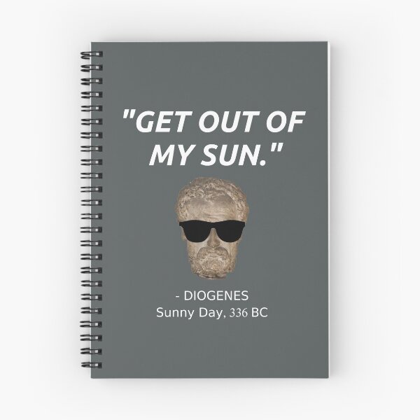 Item preview, Funny Diogenes Quote T-Shirt Philosophy History Student Sun  designed and sold by Creekman Designs.