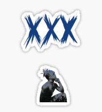 XXXTentacion - Blue, Transparent Sticker
