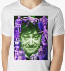 DOCTOR WHO The Second Doctor versus the Monsters PATRICK TROUGHTON POP ART Men's V-Neck T-Shirt