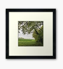 English countryside early Autumn muted colours Framed Print