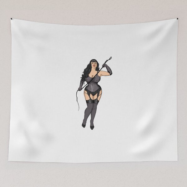 Item preview, curvy dominatrix designed and sold by PinUpsandPulp.