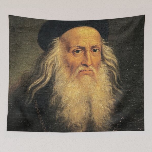 Item preview, Leonardo Da Vinci self portrait designed and sold by Vintage Designs +.
