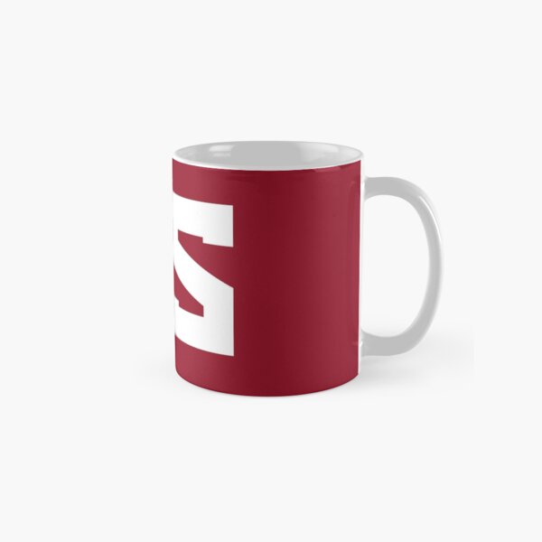 Red Scare White On Red Classic Mug