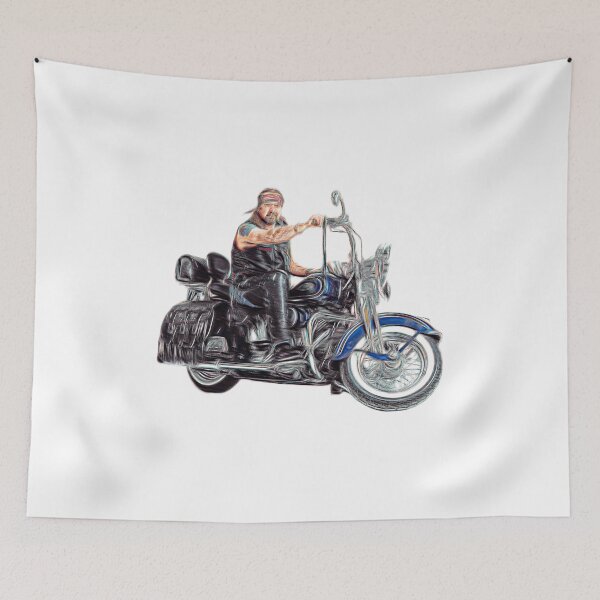 Item preview, Bikie on Motorbike designed and sold by MGphotoart.