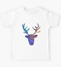 Galaxy Reindeer Kids Tee