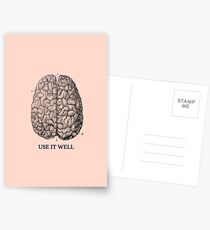 Use it well - Brain Postcards