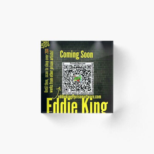 PrisonArtWare.com proudly presents the work of Eddie King Acrylic Block