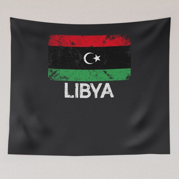 Item preview, Libyan Flag Design | Vintage Made In Libya Gift designed and sold by melsens.
