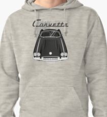 Corvette C1 1958 to 1960 - Black Pullover Hoodie