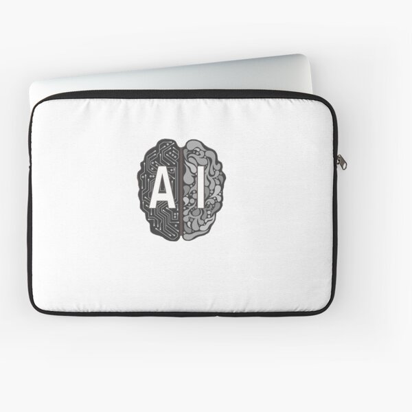 AI Brain Logo Laptop Sleeve