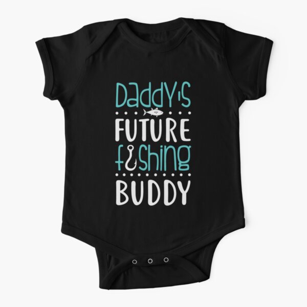Daddy's Future Fishing Buddy. Father's Day Gift. Short Sleeve Baby One-Piece