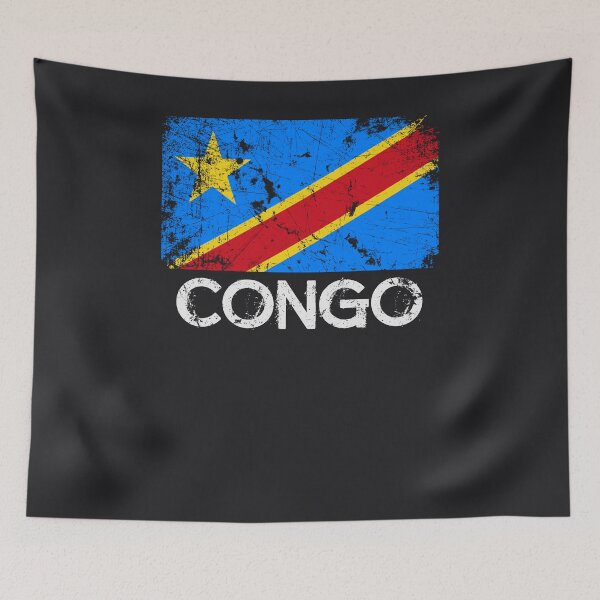 Item preview, Congolese Flag Design | Vintage Made In Congo Gift designed and sold by melsens.