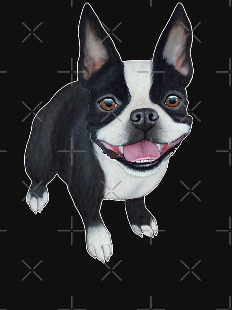 Boston Terrier by PaperTigressArt