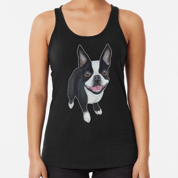 Boston Terrier Racerback Tank Top