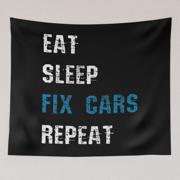 Item preview, Car Mechanic Repairing Cars designed and sold by 4tomic.