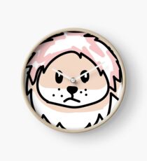 lion doodle emoji Clock