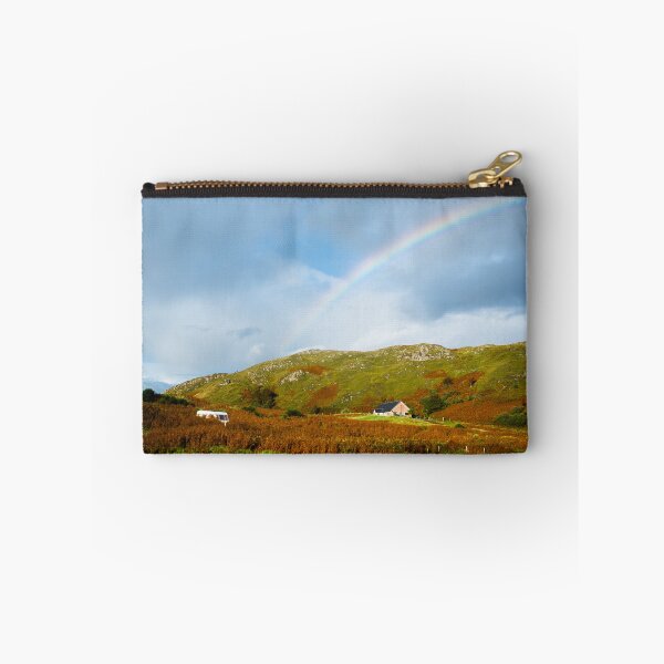 Item preview, Rainbow Over Sand and Rural Scene near Arisaig and Morar Beaches, Scotland designed and sold by marthadoom.