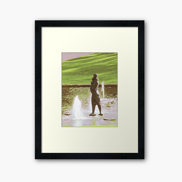 The Kings Park, Mother and Child Framed Art Print
