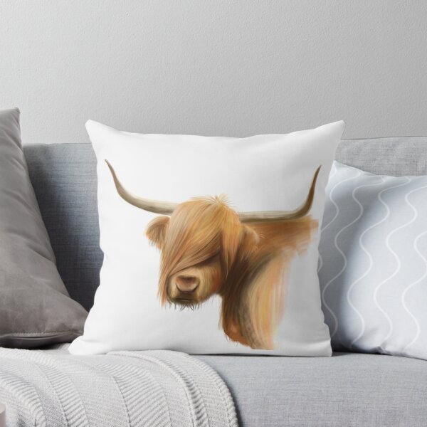 Item preview, Portrait of a Highland Cow designed and sold by artbywilf.