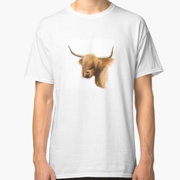 Portrait of a Highland Cow Classic T-Shirt