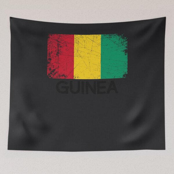 Item preview, Guinean Flag Design | Vintage Made In Guinea Gift designed and sold by melsens.