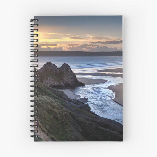 Item preview, Sunset at Three Cliffs Bay Gower designed and sold by Leighton Collins.