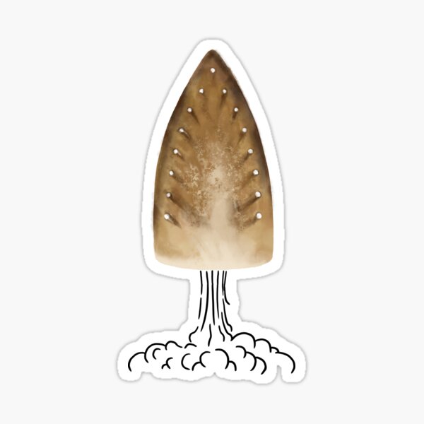 Iron rocket Sticker