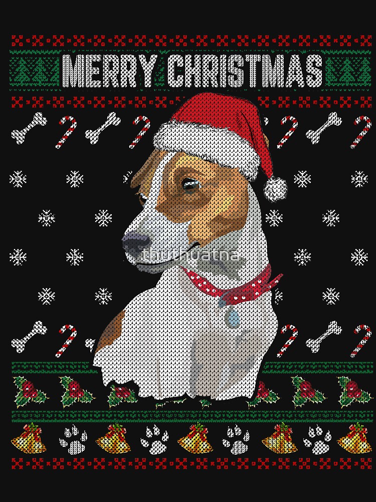 jack russell christmas shirt