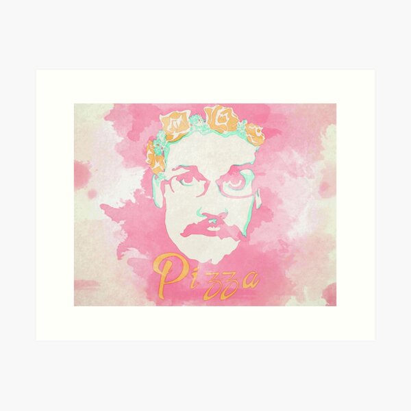 Item preview, Flower Crown Pizza John designed and sold by YoursInDistress.