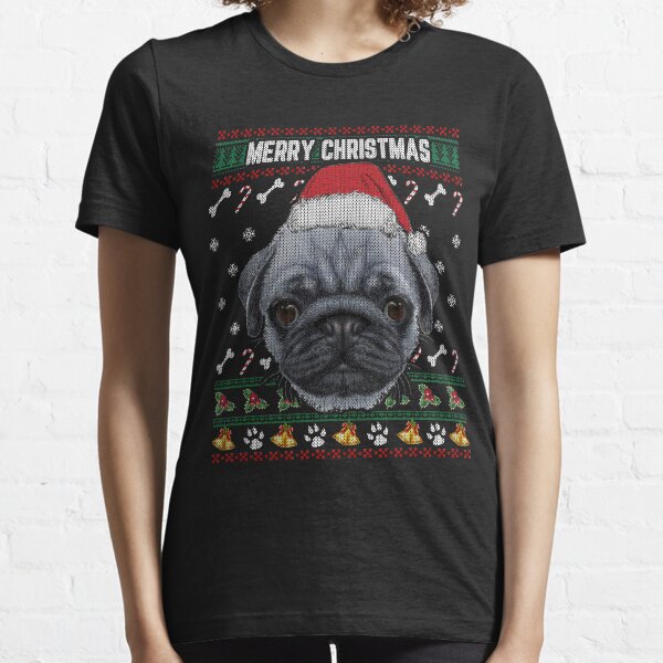 womens pug christmas sweater