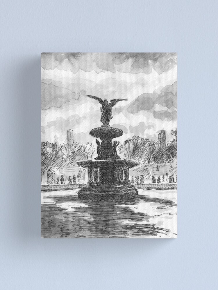 Bethesda Fountain Art: Canvas Prints, Frames & Posters