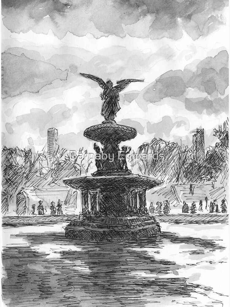  Vintage Historic Photo Angel of Bethesda Fountain