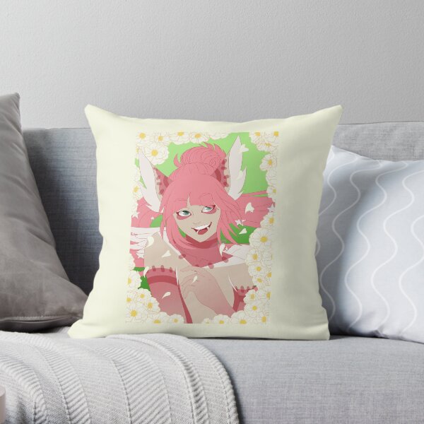 Penelope In Bloom Throw Pillow