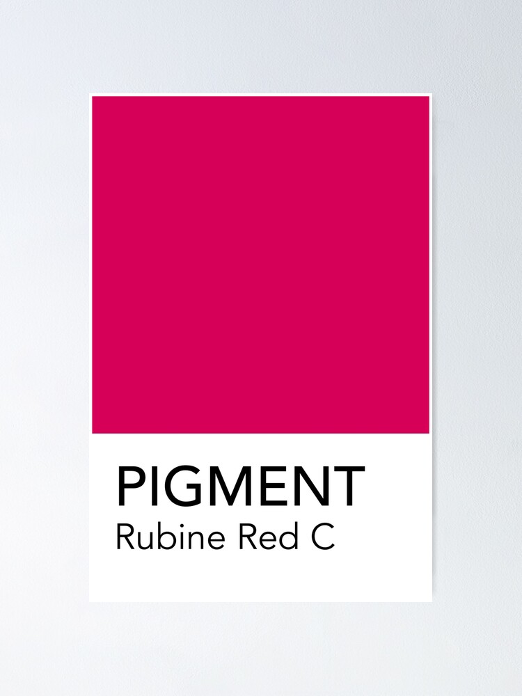 Pantone Rubine Red" for Sale by |