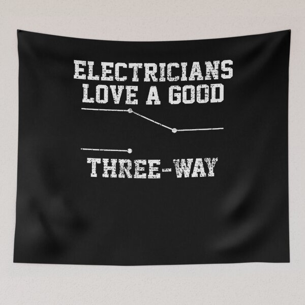 Item preview, Electrician threesome joke designed and sold by 4tomic.