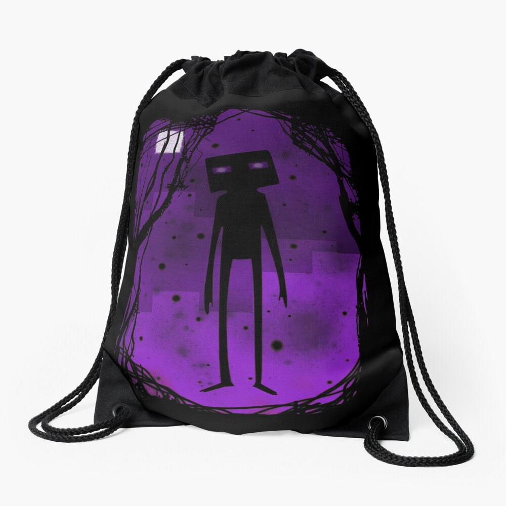Enderman Drawstring Bag
