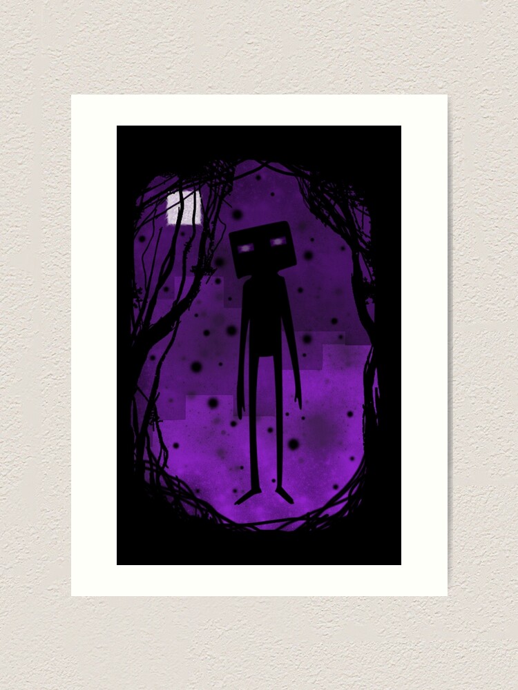 Dark fantasy minecraft enderman character