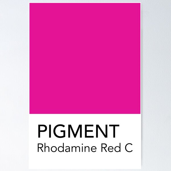 Vista previa del artículo con la obra «Pantonario Rhodamine Red C», diseñado y vendido por anniesibon.