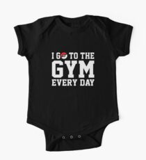 ICH GEHE JEDEN TAG INS FITNESSSTUDIO Baby Body Kurzarm