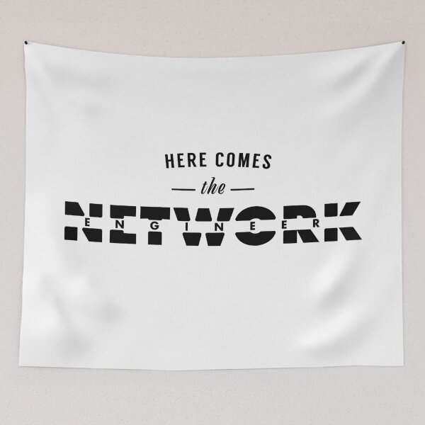 Item preview, Here Comes The Network Engineer Black Great Gift for System Admins designed and sold by SphereZones.