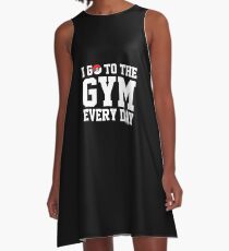 Vestido acampanado VOY AL GIMNASIO TODOS LOS DÍAS