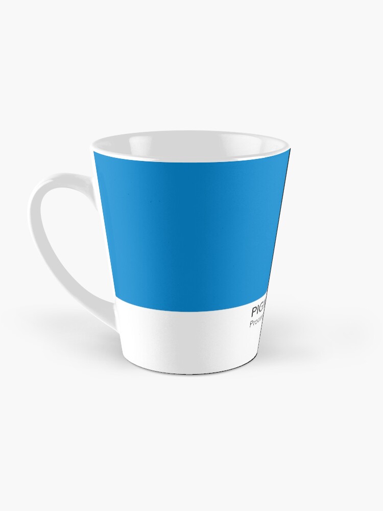 Aperçu 3 sur 4. Mug à café avec l'œuvre Pantone Process Blue C créée et vendue par anniesibon.